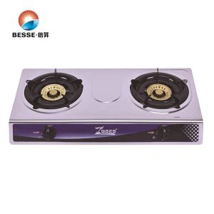 Stainless hlau vaj huam sib luag Classic hluav taws Cap ob Burner Desktop roj ntau yam